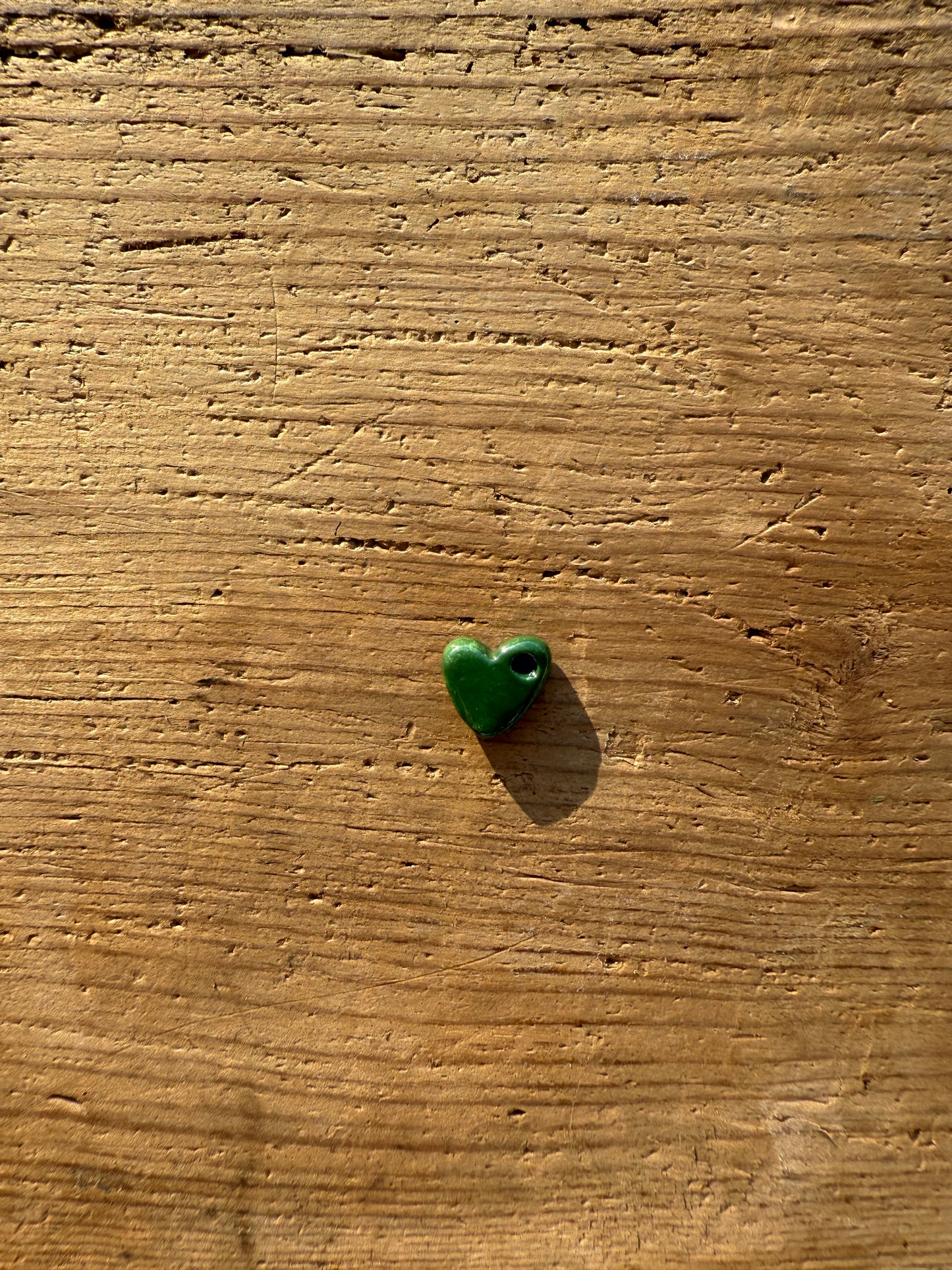 Ciondolo cuore verde-PREORDINE