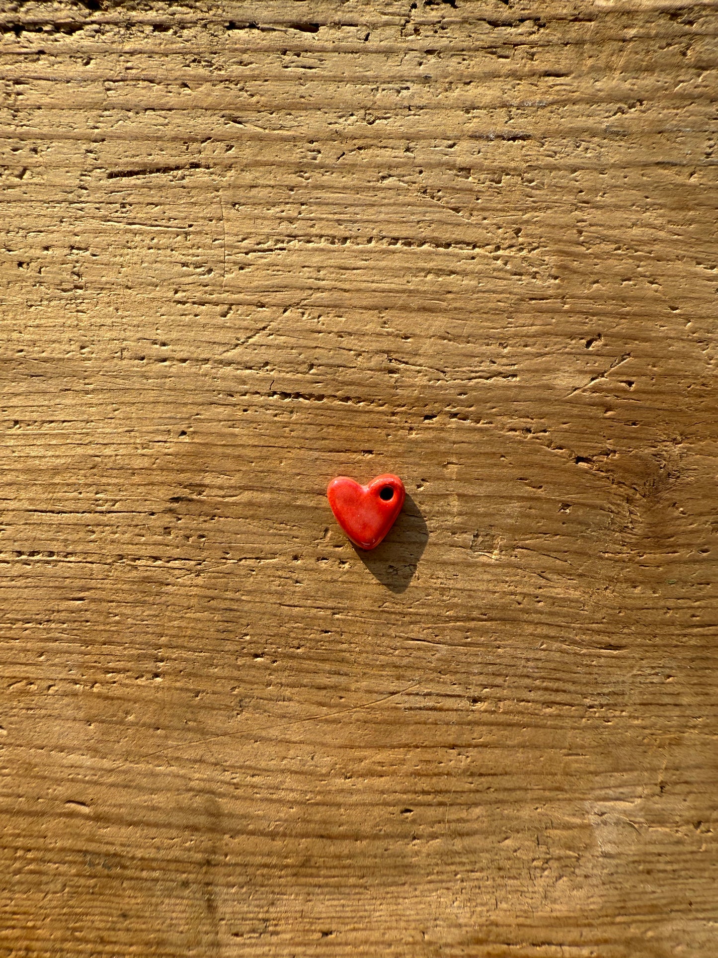 Ciondolo cuore rosso