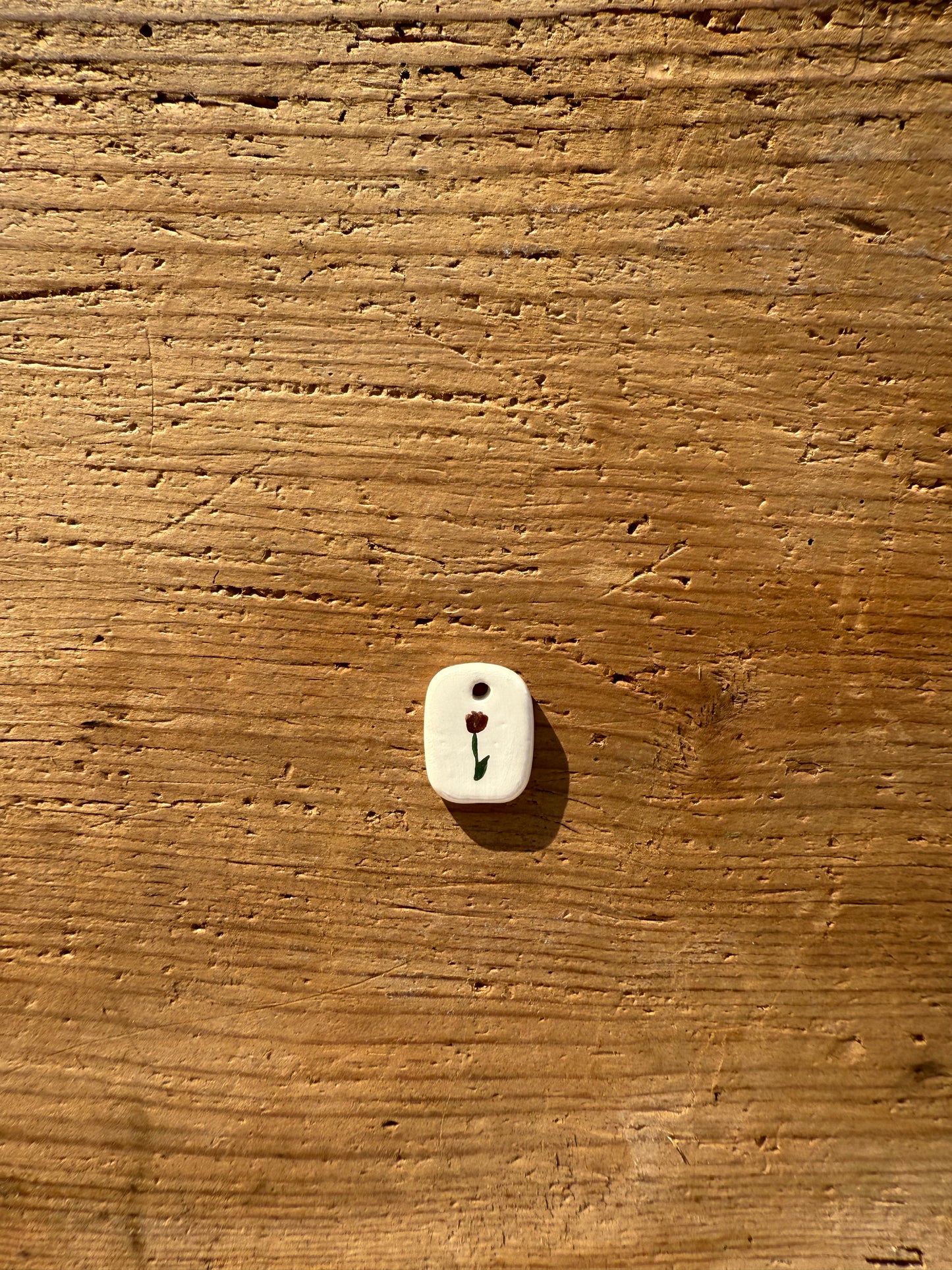 Ciondolo tulipano marrone