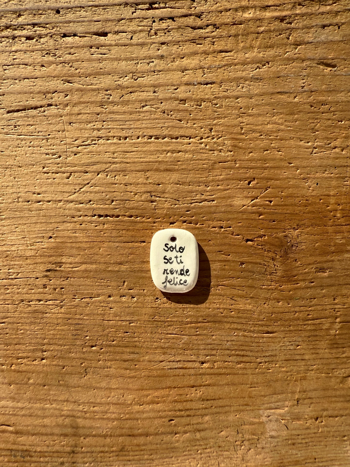 Placchetta solo se ti rende felice