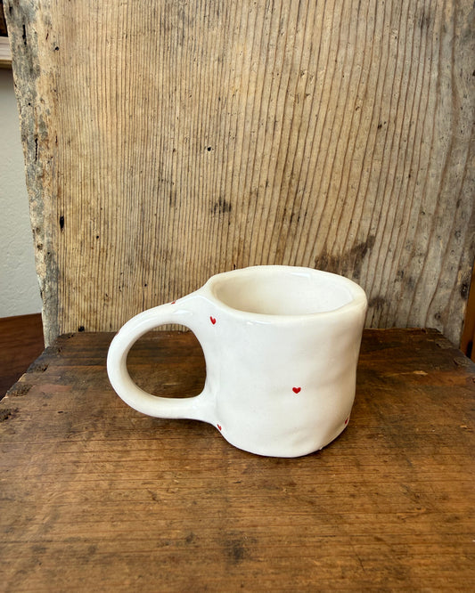 MINI MUG CUORICINI ROSSI