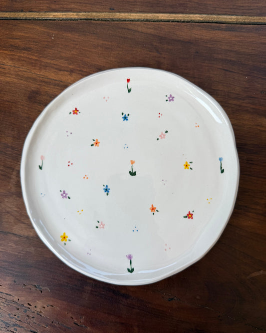 PIATTINO DA DOLCE-fiori mix