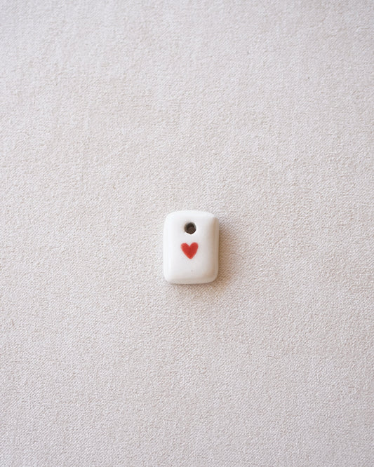 CIONDOLO RETTANGOLARE CUORE-PREORDINE