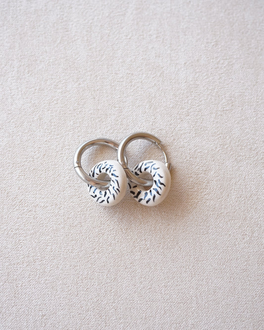 ORECCHINI ZEBRATI 2 pz-PREORDINE