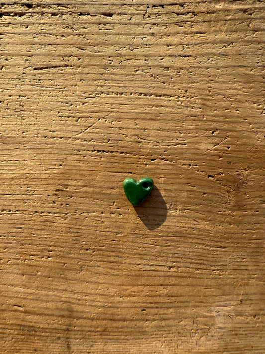 Ciondolo cuore verde