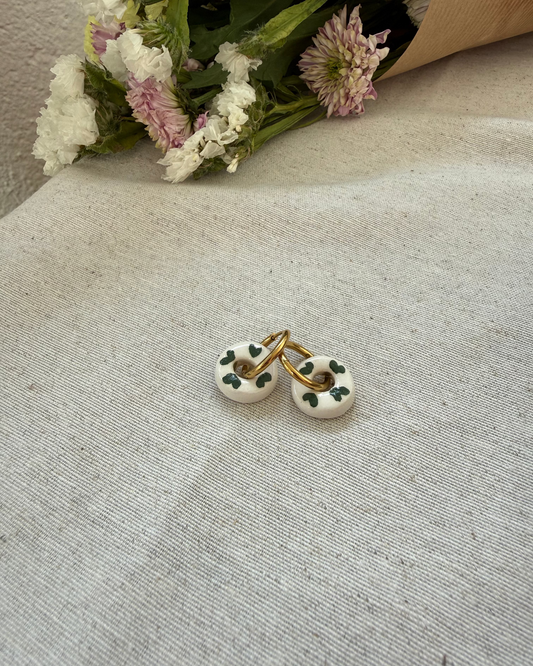 ORECCHINI CUORI VERDI-PREORDINE